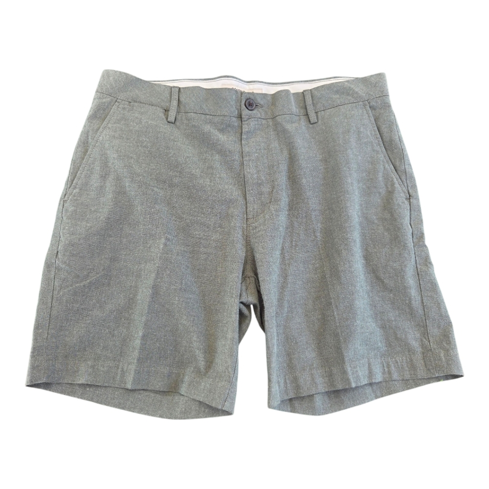 Goodthreads Green Stretch Flat Front Size 36 Men's Chino Shorts